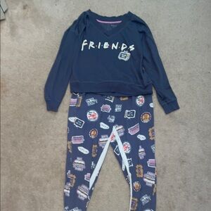 Friends Graphic Pajama Set